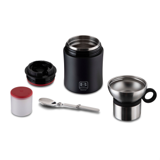 Pojemnik na lunch Casa Bugatti B BOTTLES Antracite 500 ml - 3