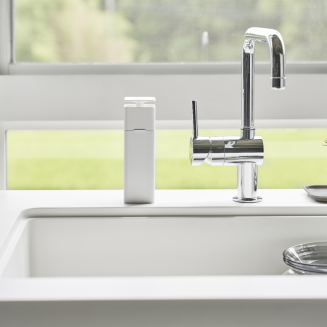  Yamazaki Push Tower dishwashing liquid dispenser, white - 4