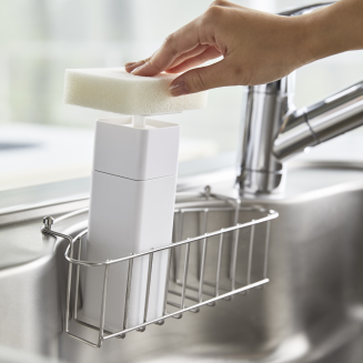  Yamazaki Push Tower dishwashing liquid dispenser, white - 7