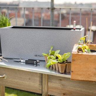  Lechuza Balconera Stone planter 50 | 80 stone gray - 10