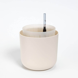 PLASTIA TOLITA AIR Donica samonawadniająca okrągła 19 cm beżowy - 2