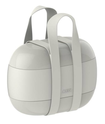Alessi Food à Porter lunch box, gray
