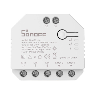 Przełącznik SONOFF Dual R3 Lite Wi-Fi 2-kanałowy - 4