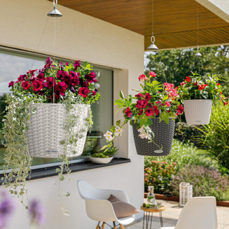  Lechuza Nido Cottage 28 granite flowerpot - 7