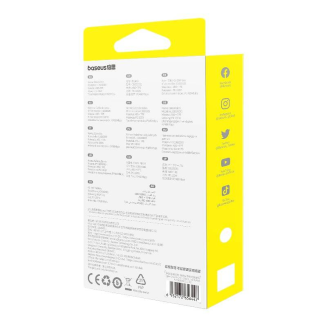 Kabel USB-C 3w1 Baseus Free2Draw USB-C/Lightning/Micro 100W, 1,1m (biały) - 8