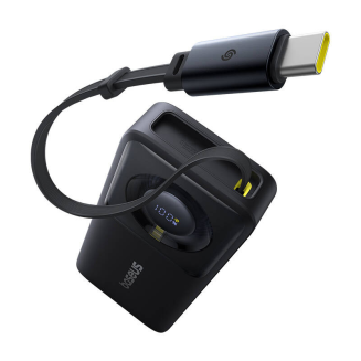 Powerbank BASEUS OS Free2Pull 10000mAh 30W z kablem (czarny) - 3