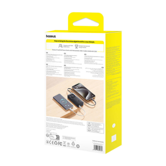 Powerbank Baseus OS Free2Pull 10000mAh 30W +kabel (czarny) - 6