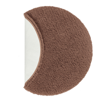  Aquanova Musa camel bathroom rug Ø80 cm - 2