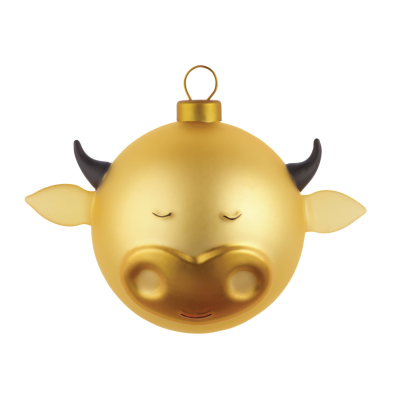  Alessi Bue Christmas tree bauble - ox