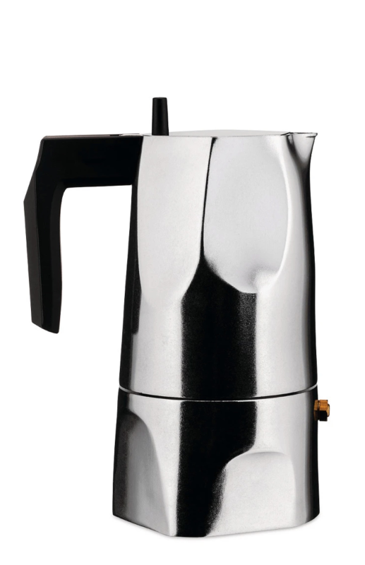 Alessi Ossidiana coffee maker for 1 cup, silver