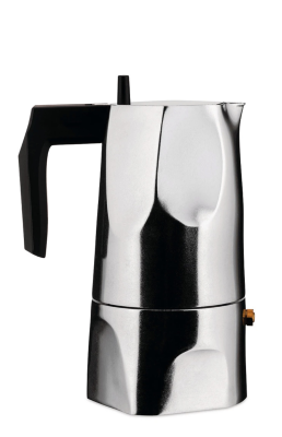 Alessi Ossidiana coffee maker for 1 cup, silver