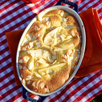  Staub oval ceramic platter - 1.1 ltr, blue - 4