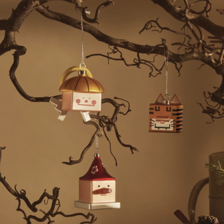 Alessi Quadrangelo Christmas tree bauble - 2