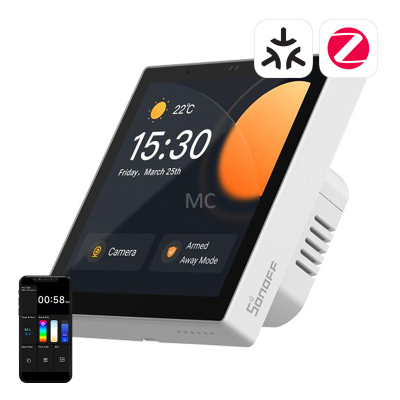 Panel sterowania WiFi/Bluetooth/ZigBee Matter SONOFF NSPanel Pro (biały)