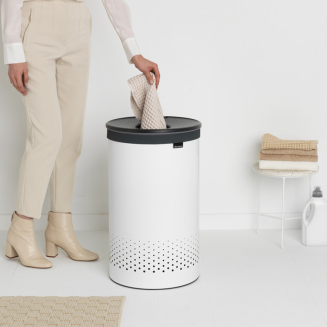  Brabantia 60l White laundry basket - 5