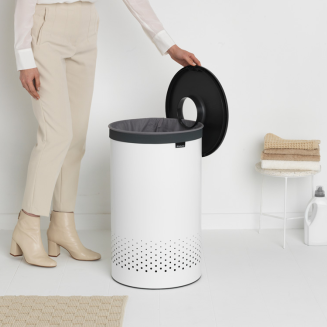  Brabantia 60l White laundry basket - 6