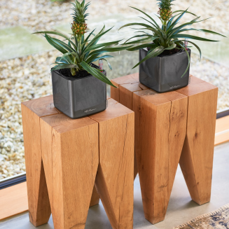  Lechuza Cube Glossy 14 herb pot | 16 red gloss - 4