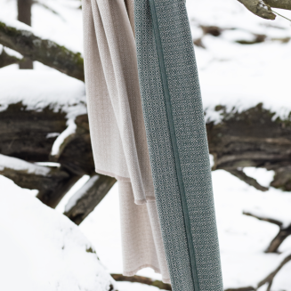  Lapuan Kankurit Koli blanket beige-white 135x170 cm - 2