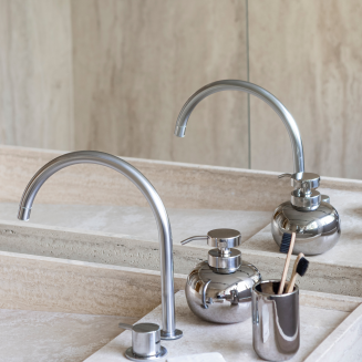 Kubek łazienkowy Mette Ditmer Denmark Lotus Chrome - 4