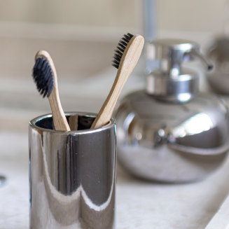 Kubek łazienkowy Mette Ditmer Denmark Lotus Chrome - 3