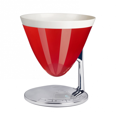  Casa Bugatti Uma electronic scale with timer, red