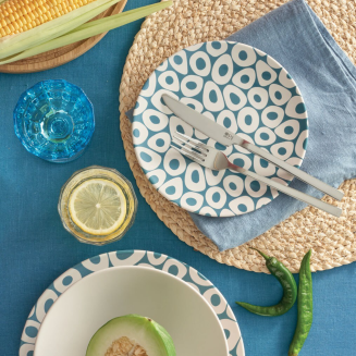  Dinner service for 6 people Rose&Tulipani Sea Stones - 4