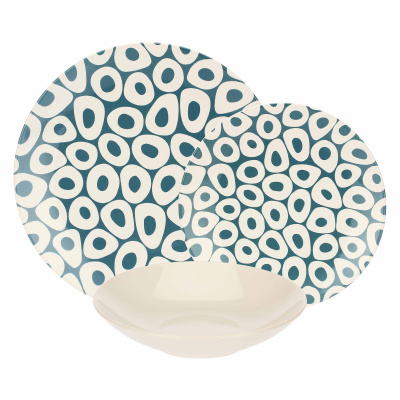  Dinner service for 6 people Rose&Tulipani Sea Stones
