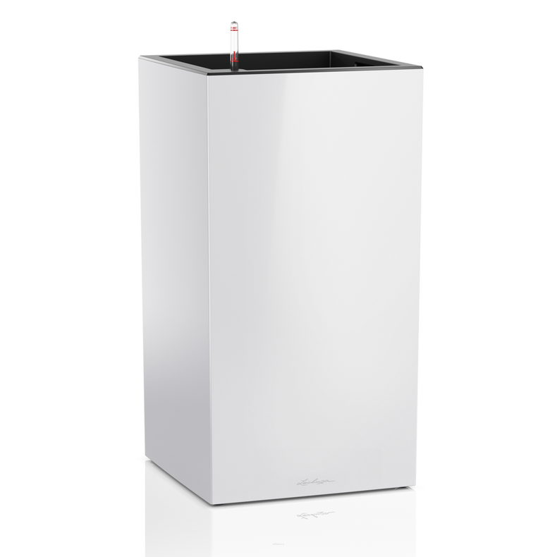  Lechuza Canto Premium 40 column flowerpot, white gloss