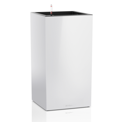  Lechuza Canto Premium 40 column flowerpot, white gloss