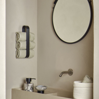  Aquanova Cyra Black towel holder - 2