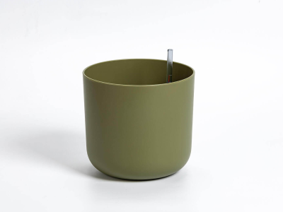PLASTIA TOLITA Doniczka samonawadniająca okrągła z wkładem 19 cm zielony