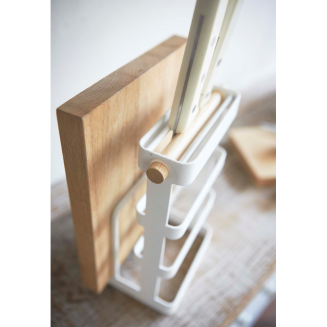  Yamazaki Tosca white knife and board stand - 4