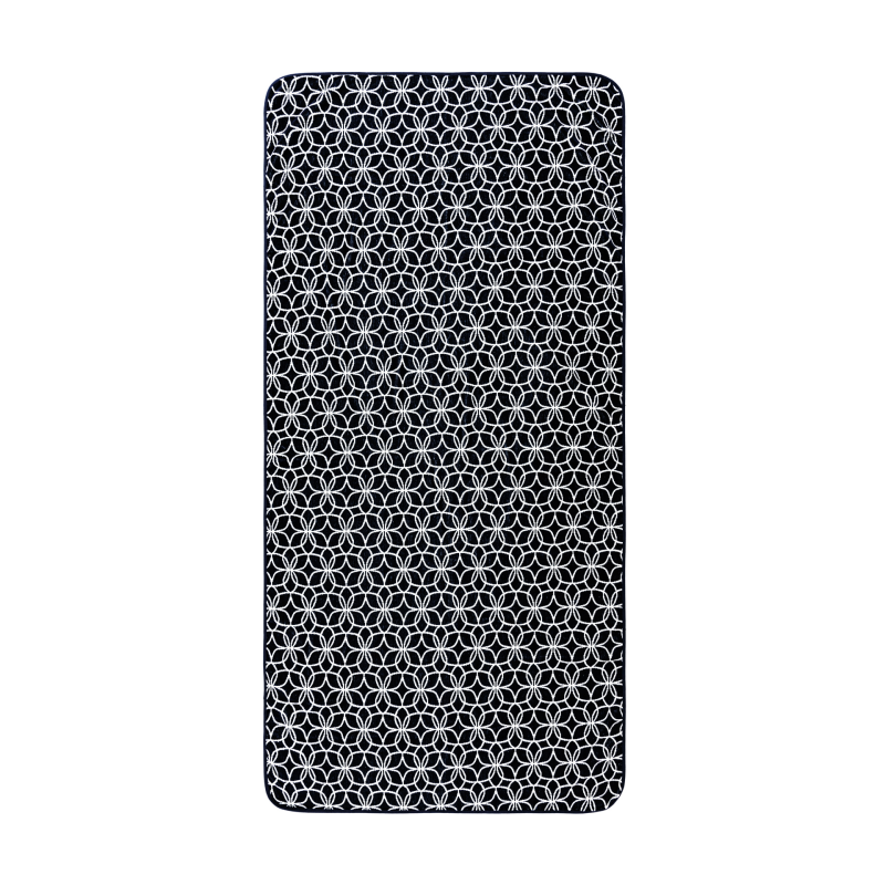 Ręcznik plażowy Graccioza Sintra Black 95x200 cm