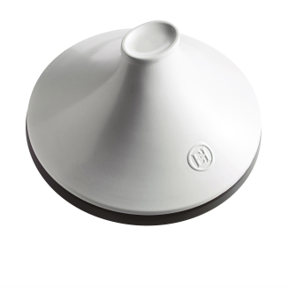  Emile Henry Delight tagine dish, 4l, black and white, induction - 3