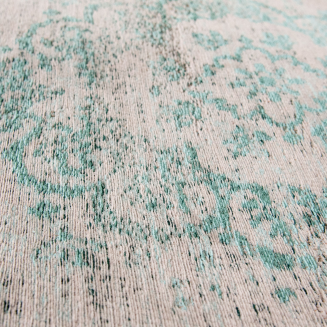  Louis de Poortere Fading World Medallion jade oyster rug - 2