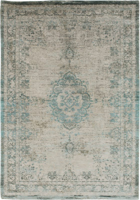  Louis de Poortere Fading World Medallion jade oyster rug