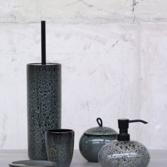  Aquanova Ugo Black olive bathroom mug - 3