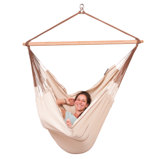 La Siesta Habana nougat kingsize hammock chair - 2