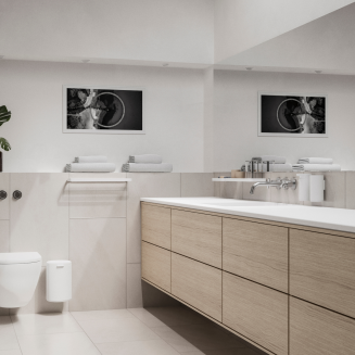 Zone Denmark Rim White Bathroom Shelf 44cm - 4