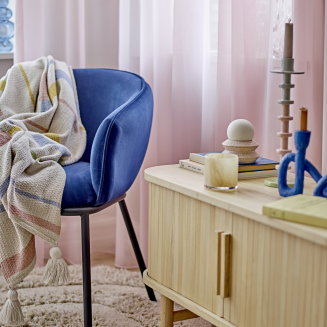  Bloomingville Cortone Blue chair - 7