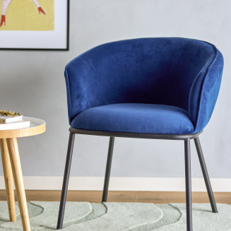  Bloomingville Cortone Blue chair - 5