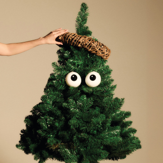 Zestaw dwóch ozdób świątecznych ze szkła dmuchanego Alessi Carol - 2