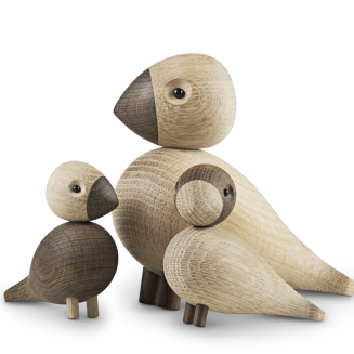  Kay Bojesen Lovebirds wooden figurines - 2 pieces - 6