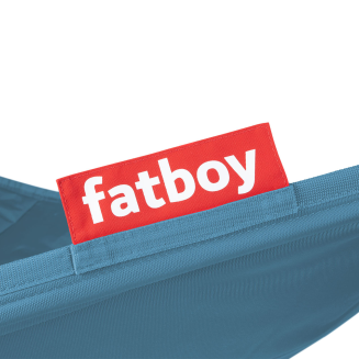 Fatboy Headdemock Deluxe Jeans Light Blue hammock with black stand - 3