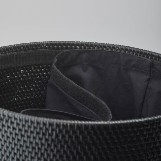  Aquanova Cino Black laundry basket - 2