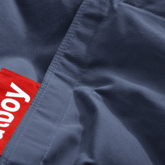 Pufa dla dzieci Fatboy Junior Canvas Crown Blue 130x100 cm - 4