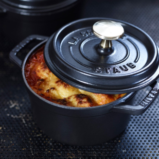  Mini round cast iron pot Staub - 250 ml, Black - 3