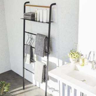  Yamazaki clothes or towel rack, black - 4