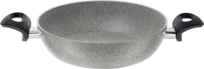  Deep granite induction frying pan with 2 handles Ballarini Ferrara - 28 cm