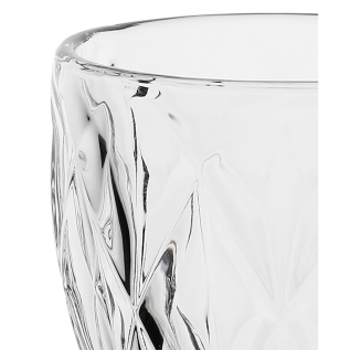  Set of 6 Rose&Tulipani Diamond Glasses, Transparent, 250 ml - 2